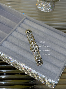 【兰LANLAN】阿斯切的星芒！十字闪闪边夹刘海夹百搭闪亮鸭嘴夹