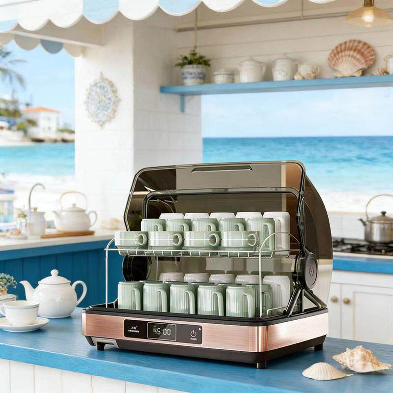 辅食碗带烘干厨房功夫茶杯消毒柜小型宾馆会议室茶水柜消毒柜