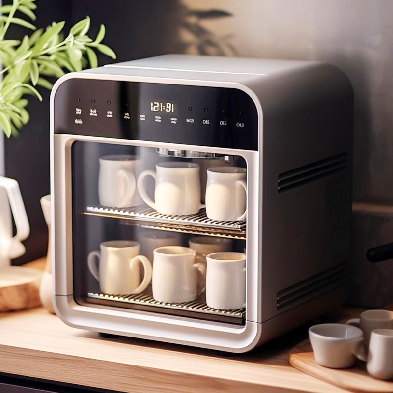 机二星级消毒柜带烘干茶具消小型台面器红酒杯茶楼水杯桌面家用