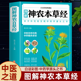 原文注释译文 神农本草经 正版 药方中医书籍大全医药大全中医诊断学自学入门古籍医学书基础理论 全彩图解典藏版 中草药全图鉴经典