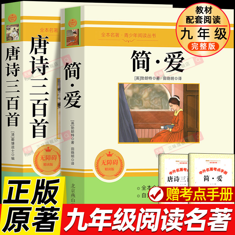 正版原著 儒林外史 九年级下册必读书完整版无删减 课外阅读书籍配套人教版课本教材初三9中学生语文名著课程化丛书简爱唐诗三百首
