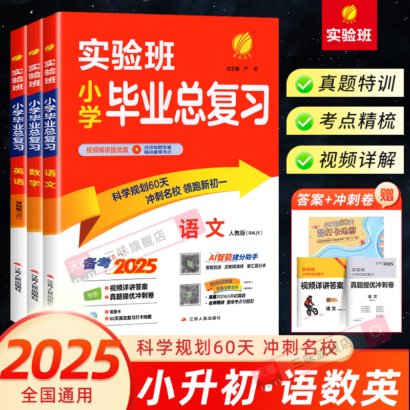 2024实验班小学毕业总复习语数英