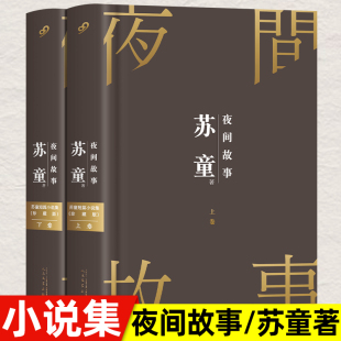 茅盾文学奖得主苏童著 社 正版 全套2册苏童自选短篇小说集 夜间故事 中国名家小说写作指南选读文学书籍 精装 人民文学出版 典藏版