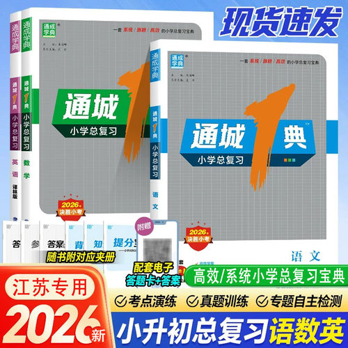 通城1典小升初语数英总复习