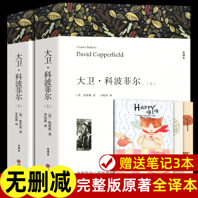 上下2册无删减 大卫科波菲尔 原著正版完整版宋兆霖翻译 高中阅读课外阅读书籍全套 高中生高一语文课外书世界名著书目属于什么档次？