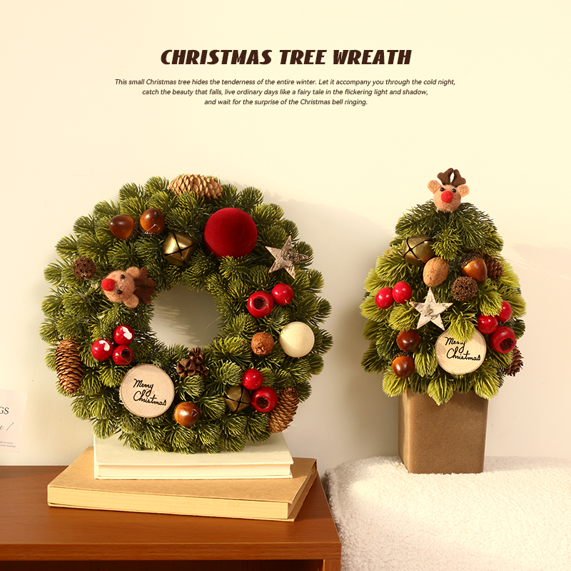 圣诞节装饰咖啡厅氛围感布置