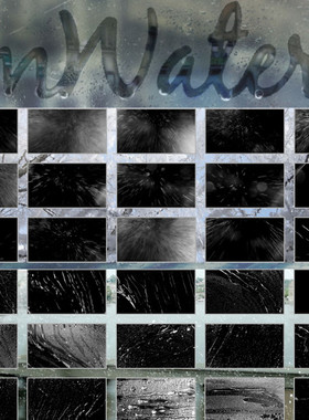 75组下雨水滴水迹镜头前景遮罩特效视频素材AE Pr FCPX SC003