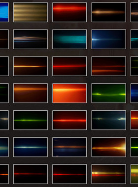 视频特效素材镜头光线耀斑光晕科技AE Pr FCPx Vegas Ediu SC001