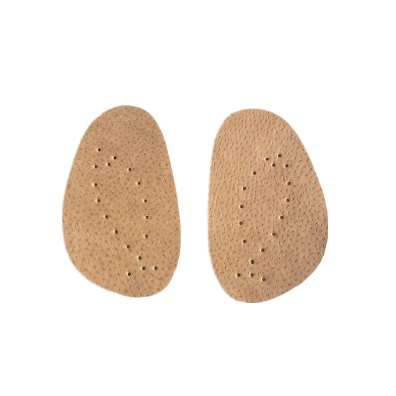 PIGSKIN ULTRA-THIN HIGH HEELS SINGLE SHOES CAN BE PASTED NON-SLIP AND PAIN-PROOF POINTED TOE ROUND TOE HALF CUSHION FOREFOOT PAD SWEAT-ABSORBING AND NON-SLIP HALF PAD