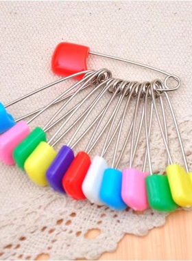 包邮婴儿安全别针（小号/9个吸卡装）宝宝安全别针10882