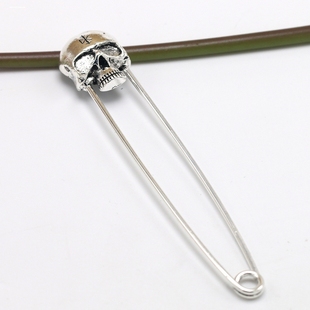 十字花金属别针胸针朋克舌头胸针复古金属装饰男女鞋包帽子装饰胸