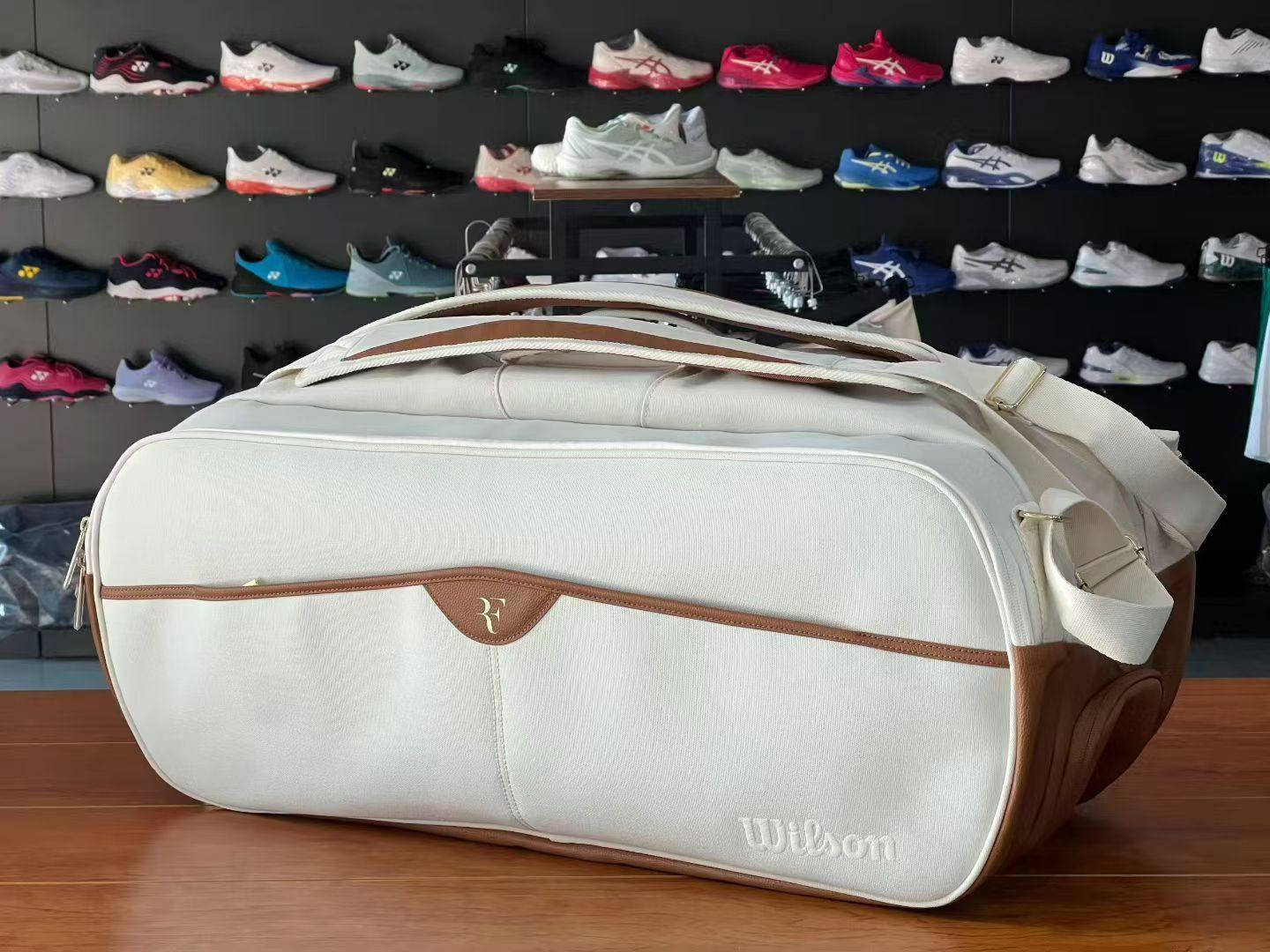 国行Wilson威尔胜RF01系列新款复古拼色网球包费德勒亲自参与设计