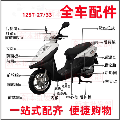 SDH125T-27/33前围面板内箱灯