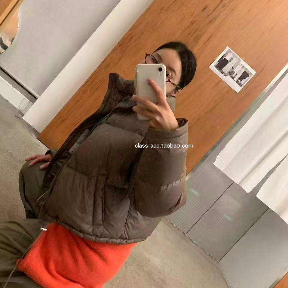 class韩国直邮102604 select market 韩代2025 鸭绒8:2短款羽绒服