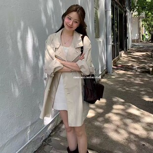 小翻领抽绳款 韩代2026 风衣 OUNCE class韩国直邮031212