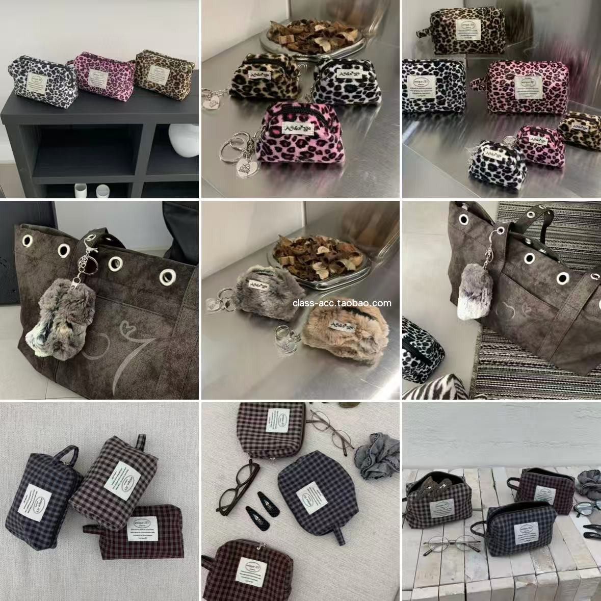 韩现class韩国直邮120201 韩代2025桃子自留款  耳机包＋化妆包