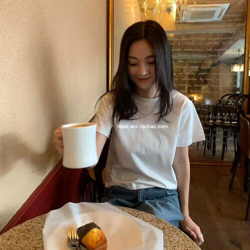 class韩国直邮1033104 UNDERSON 韩代2026款  宽松纯棉短袖T