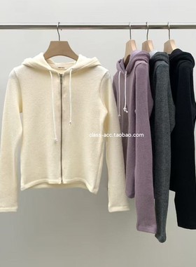 国现class韩国直邮010713 LEGACY BONE 韩代26福利连帽针织开衫