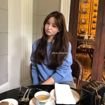 韩现class韩国直邮111008 OUNCE韩代2025款羊毛1oo一片式圆领毛衣