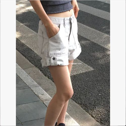 class韩国直邮052705 Tempting 韩代2026款  卷边工装短裤