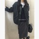 class韩国直邮012008 皮衣 表面肌理感大版 ANOU 韩代2026款