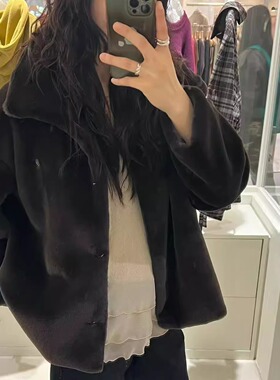 class韩国直邮111723 LOVEYOUSOMUCH韩代2025款毛毛外套