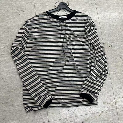 class韩国直邮022721 TRUE 韩代2026款  大版宽松轻薄条纹T