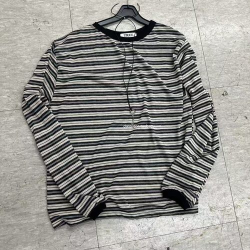 class韩国直邮022721 TRUE 韩代2026款  大版宽松轻薄条纹T