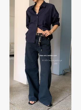 class韩国直邮031515 over rich 韩代2026款  棉1oo直筒工装裤