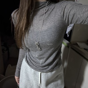 韩代25款 THE 天丝羊毛轻薄半高领打底T AND class韩国直邮121621