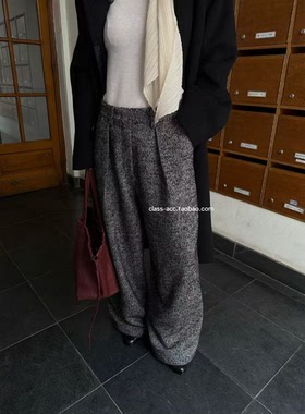 class韩国直邮010411 VEGETABLE 韩代2026福利款  羊毛裤