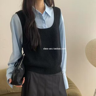 class韩国直邮012012 ANOU 韩代2026款  针织马甲