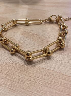 class日代 062206  f since2019简奢小设计锁链手链