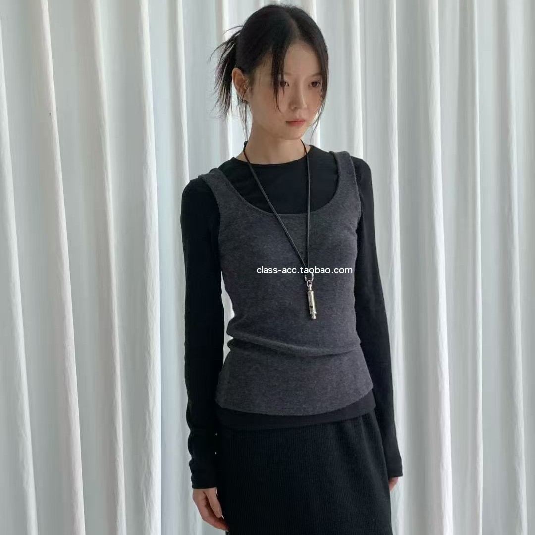 class韩国直邮101905 OBJECT 韩代2025款  叠穿小背心