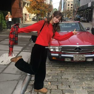 国现class韩国直邮120706 VEGETABLE 韩代2025款  一片式圆领毛衣