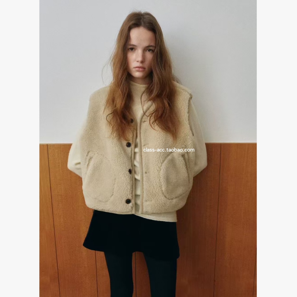 class韩国直邮122114 REIRAI 韩代2025款  两面穿马甲