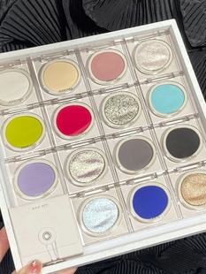 现货 Joocyee酵色单色眼影盘D11哑光高光细闪珠光大地色亮片显色