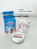 现货oliveyoung studio17联名shuya兔化妆刷清洁皂彩妆工具清洗皂