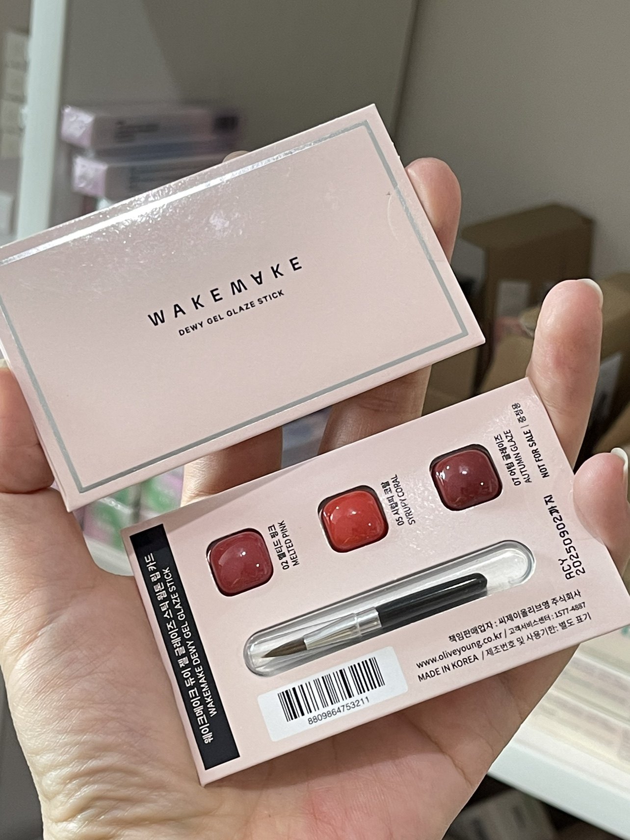 Wakemake口红小样都是热卖色