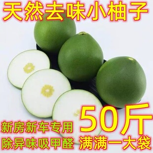 整个新鲜现摘小柚子新车除异味新房装修去味三红柚皮除甲醛蜜柚皮
