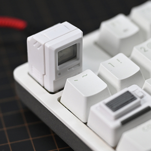 k01个性键帽复古苹果mac设计师帽机械键盘搭配透光复古键帽