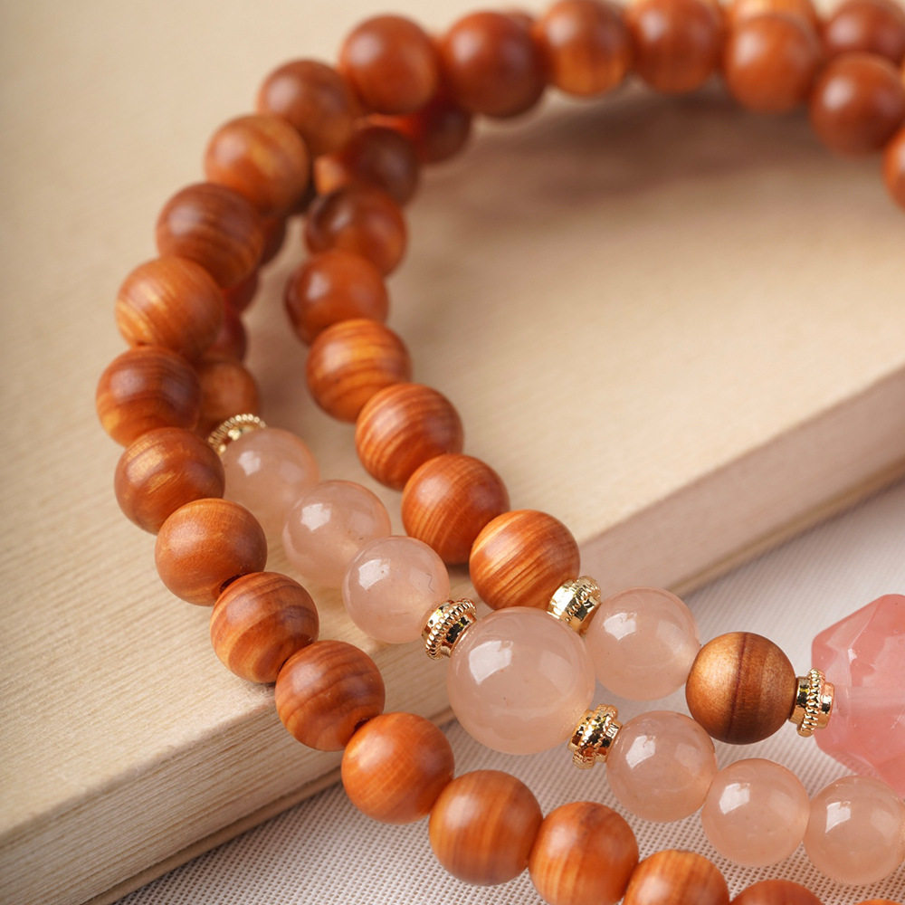 天然崖柏6mm多圈手串DIY粉玉石福袋款文艺绕指柔女款手链厂家批发,饰品/流行首饰/时尚饰品新,崖柏,淘宝优惠券,粉丝福利购,淘宝优惠卷