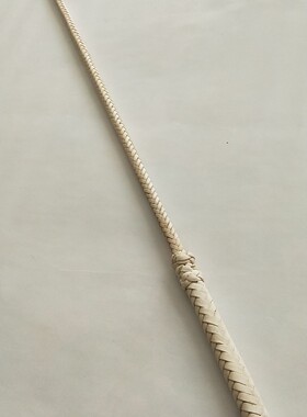 牛皮编制碳素纤维鞭心马术长鞭训教鞭马术马具