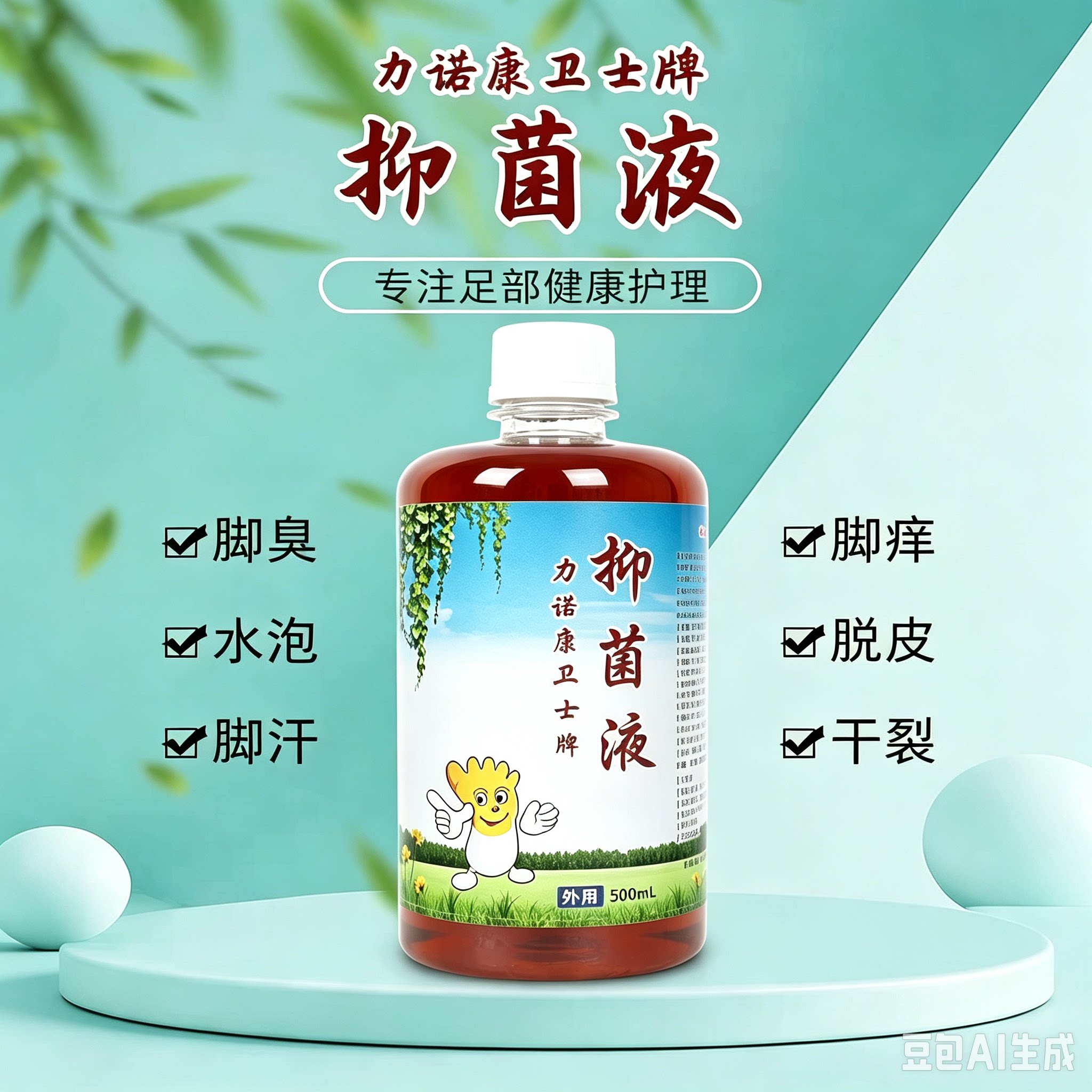 止痒液烂脚儿童脚起皮纯中药泡脚水脱皮杀菌止痒专柜