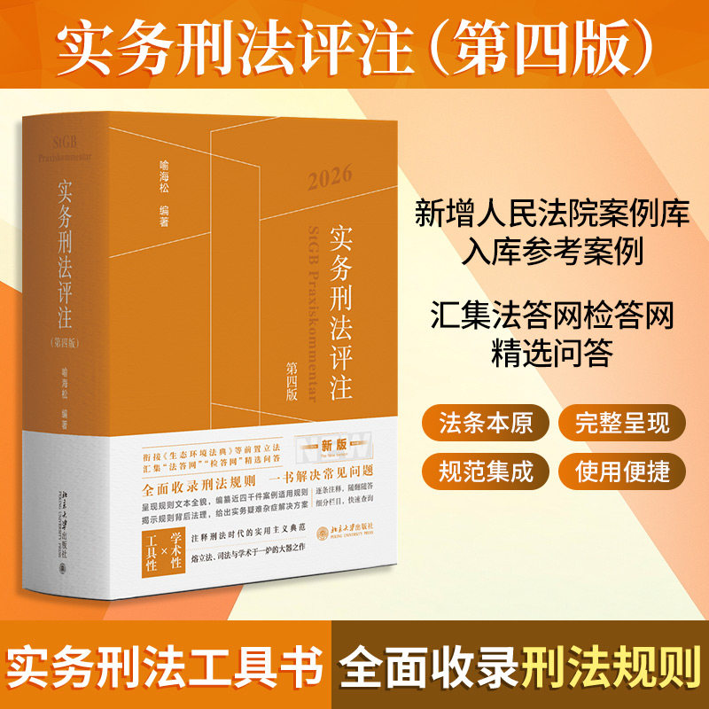 实务刑法评注第四版刑法工具书