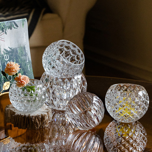 掬涵法式水晶玻璃花瓶
