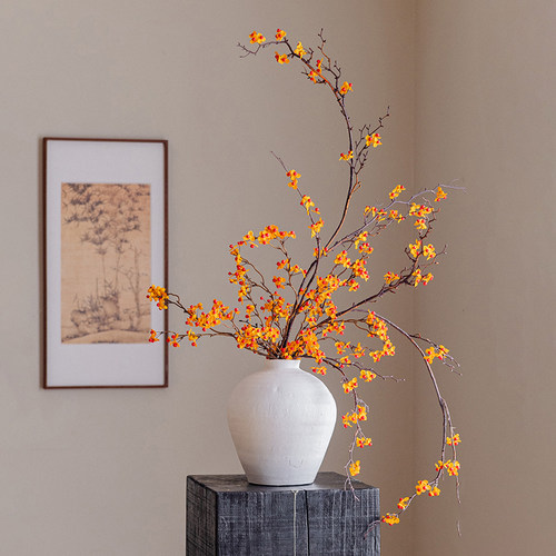 南蛇藤仿生花禅意假花仿真花摆设