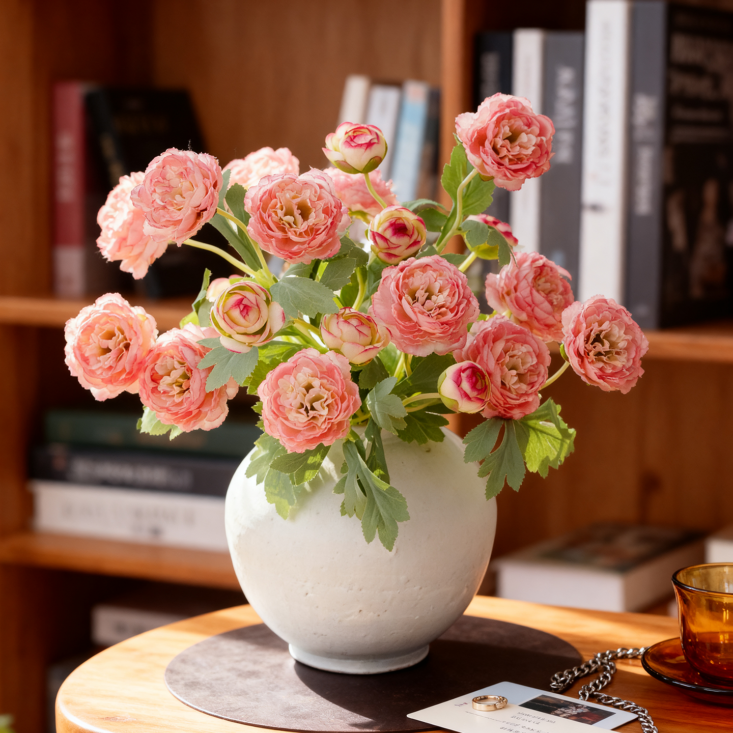 ins轻奢露莲仿真牡丹花束多色假花客厅桌面插花艺绢花卉装饰摆件,鲜花速递/花卉仿真/绿植园艺,仿真花,淘宝优惠券,粉丝福利购,淘宝优惠卷