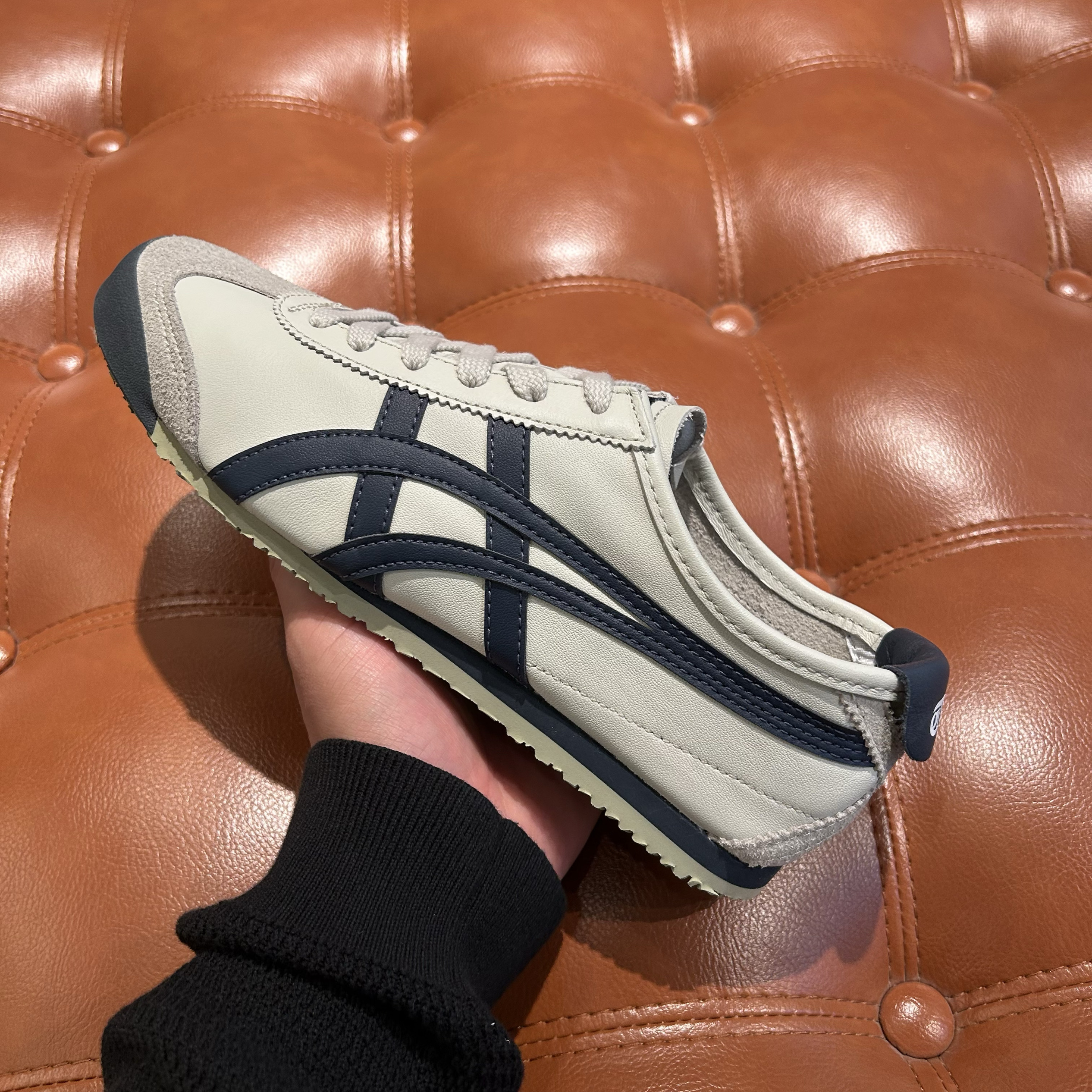 Onitsuka Tiger鬼塚虎MEXICO 66复古藏青男女休闲鞋1183C102-200
