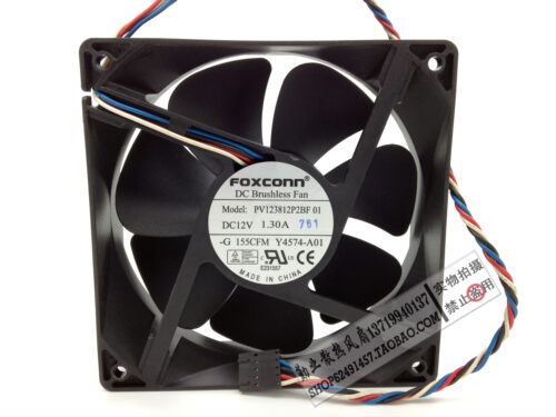 富士康FOXCONN 12CM DELL E520散热风扇 1.30A PV123812P2BF 01